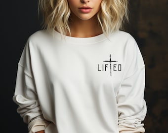 Christian Gift Sweatshirt, Motivational Weightlifting, Ultra Soft Pullover