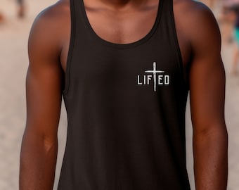 Camiseta sin mangas cristiana para entrenar, ropa deportiva basada en la fe.