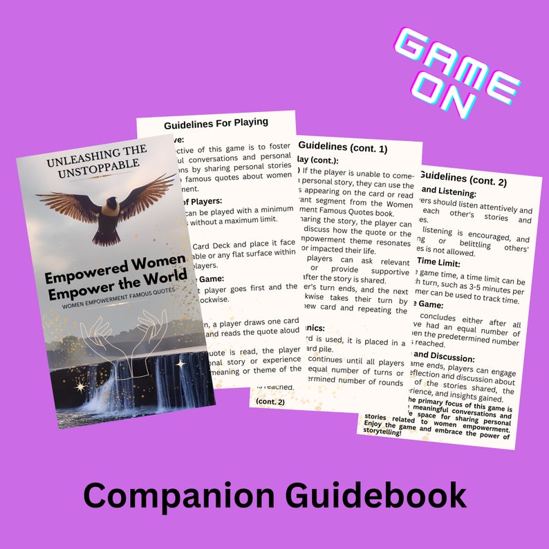 Motivational Card Deck Printable Selfdevelopment and Women Etsy