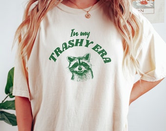 Waschbär Shirt Waschbär Meme Shirt Trash Panda Waschbär Geschenke Ironisches Shirt Possum Shirt y2k Spitze Weird Shirts Opossum Shirt