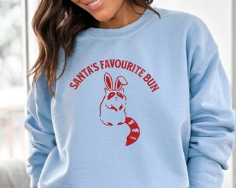 Santa's Favourite Raccoon Sweatshirt Raccoon Meme Weird T Shirt Meme Trash Panda T Shirt Funny Animal Shirt Vintage Graphic Shirt Bunny Ears