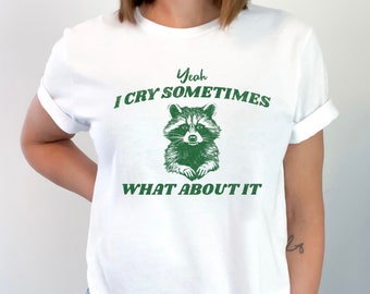 Raccoon Shirt Vintage Drawing T Shirt Raccoon Meme T Shirt Funny Trash Panda T Shirt Unisex Tee Aesthetic y2k Raccoon Gifts Weird shirts