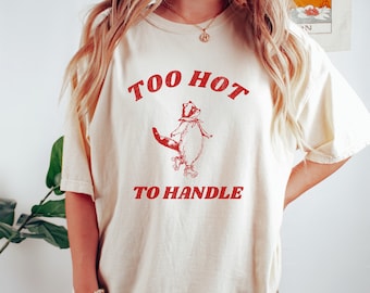 More Trash Can and Less Trash Can't, Vintage Drawing T Shirt, Meme