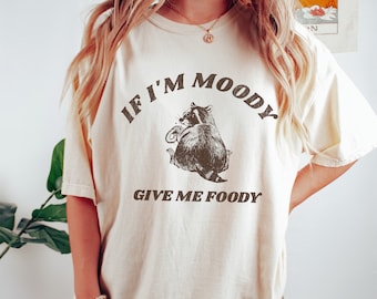 Funny Raccoon Meme T-Shirt: Vintage Trash Panda Tee
