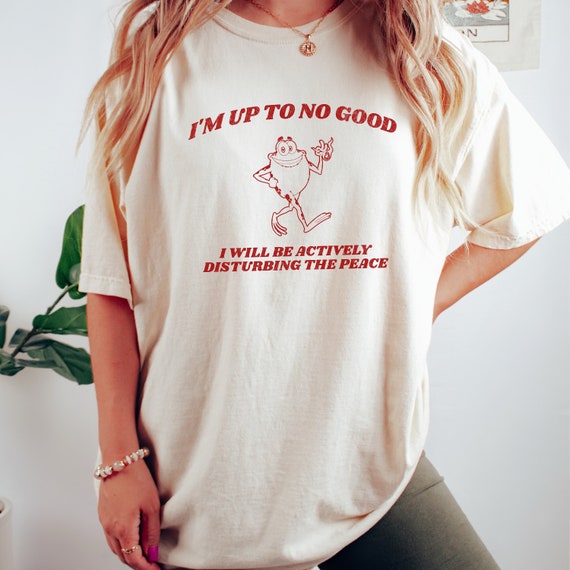 Frog Meme Shirt Vintage Frog T Shirt Retro Shirt Frog Sweater Weird Shirts Frog Art T Shirt Unisex T Shirt Aesthetic Graphic Witty Shirt