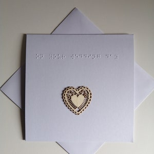 Braille Wedding Card | Wedding Day | Happy Couple | Special Couple |