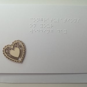 Braille Wedding Card | Wedding Day | Happy Couple | Special Couple |