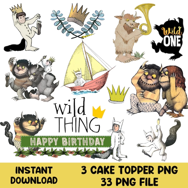 Where the Wild Things Are Svg - Etsy