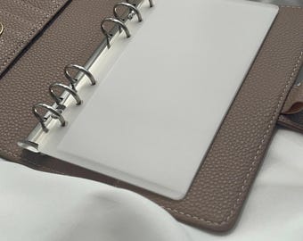 Blank Frosty Cash Envelopes A6 / transparent matt / Cash Envelopes without Zipper