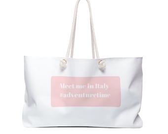 Weekend Bag, Travel Bag, Gift for her, Cute Pink Tote, Pink Weekender Tote, Girly Weekender Tote, Pink Oversized Tote, Overnight Bag
