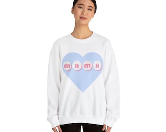 Mama Crewneck Sweatshirt, Mama Shirt, Cute Mama Sweatshirt, Gift for Mom, Cute Cool Mom Shirt, Gift for her, Mothers day gift