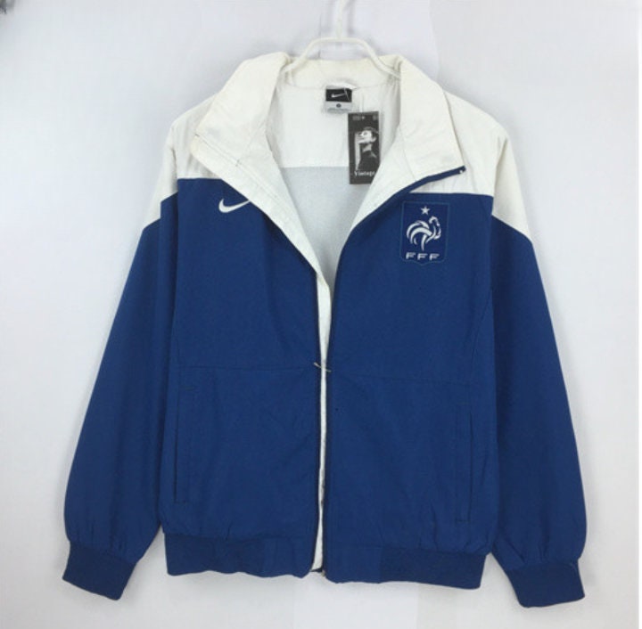 Vintage Nike France National Team Jacket Hooded Retro Size M /   Etsy