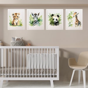 Conjunto de carteles para decoración de habitaciones de bebés y niños.
