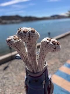 30 Golf Club Cover Crochet Patterns for Handmade Headcovers with Personality 23 Golf Club Covers with Paw Details