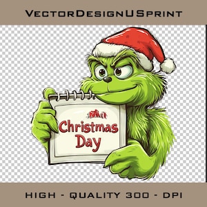Grinch Face PNG Grinch Christmas Grinch Clip Art PNG Ideal for Cricut Crafting Funny Grinch Svg Png