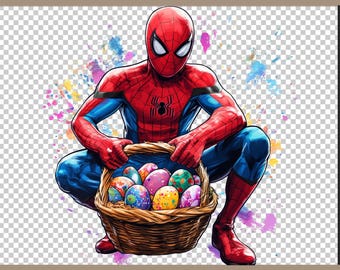 Easter Day Superhero Png, Hero Easter Png, Happy Easter Day Png, Funny Easter Png, Cartoon Movie Character Bunny Png, Digital Download.