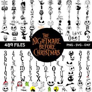 489 Files Jack and Sally svg, Nightmare Before svg, Mega Jack Skellington svg, Nightmare Skull Svg, Skeleton Svg,Png