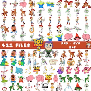 321 Files Toy Story SVG Bundle, Woody Svg Files for Cricut, Toy Story Png, Buzz Lightyear Svg for Shirts