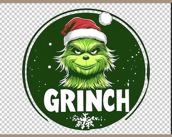 Grinchmas Blend Face  PNG Grinch Christmas Grinch Clip Art PNG Ideal for Cricut Crafting Funny Grinch  Png
