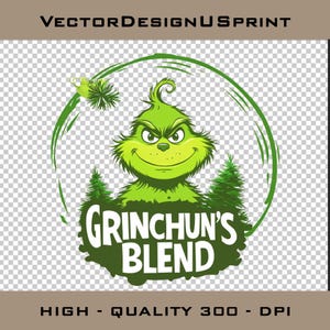 Grinchmas Blend Face  PNG Grinch Christmas Grinch Clip Art PNG Ideal for Cricut Crafting Funny Grinch  Png