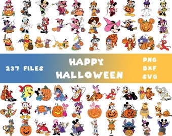 Pacchetto Png Svg di Halloween da 237 file, Pacchetto Png costumi di Halloween, Mascherata di Halloween, Png Dolcetto o scherzetto, Png vibrazioni spettrali, Pacchetto Svg