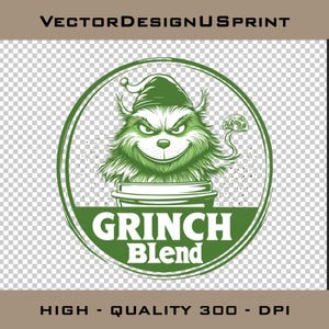 Grinchmas Blend Face  PNG Grinch Christmas Grinch Clip Art PNG Ideal for Cricut Crafting Funny Grinch  Png