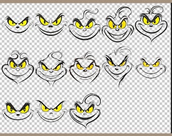 78 Files Face Svg Bundle - Layered Design Vector Files - SVG for cricut - PNG, DXF, Svg, Eps