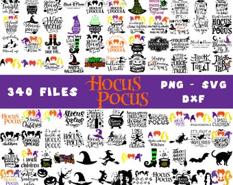 340+ Hocus Pocus SVG Bundle | Sanderson Sisters Svg, Witches Svg, Hocus Pocus Clipart Svg files for Cricut and Silhouette | Instant Download