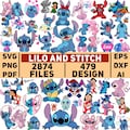 2800+ stitch files, stitch svg, stitch bundle, stitch clipart, stitch png, lilo and stitch svg, cricut svg, silhouette svg, stitch layered