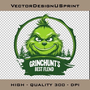 Grinchmas Blend Face  PNG Grinch Christmas Grinch Clip Art PNG Ideal for Cricut Crafting Funny Grinch  Png