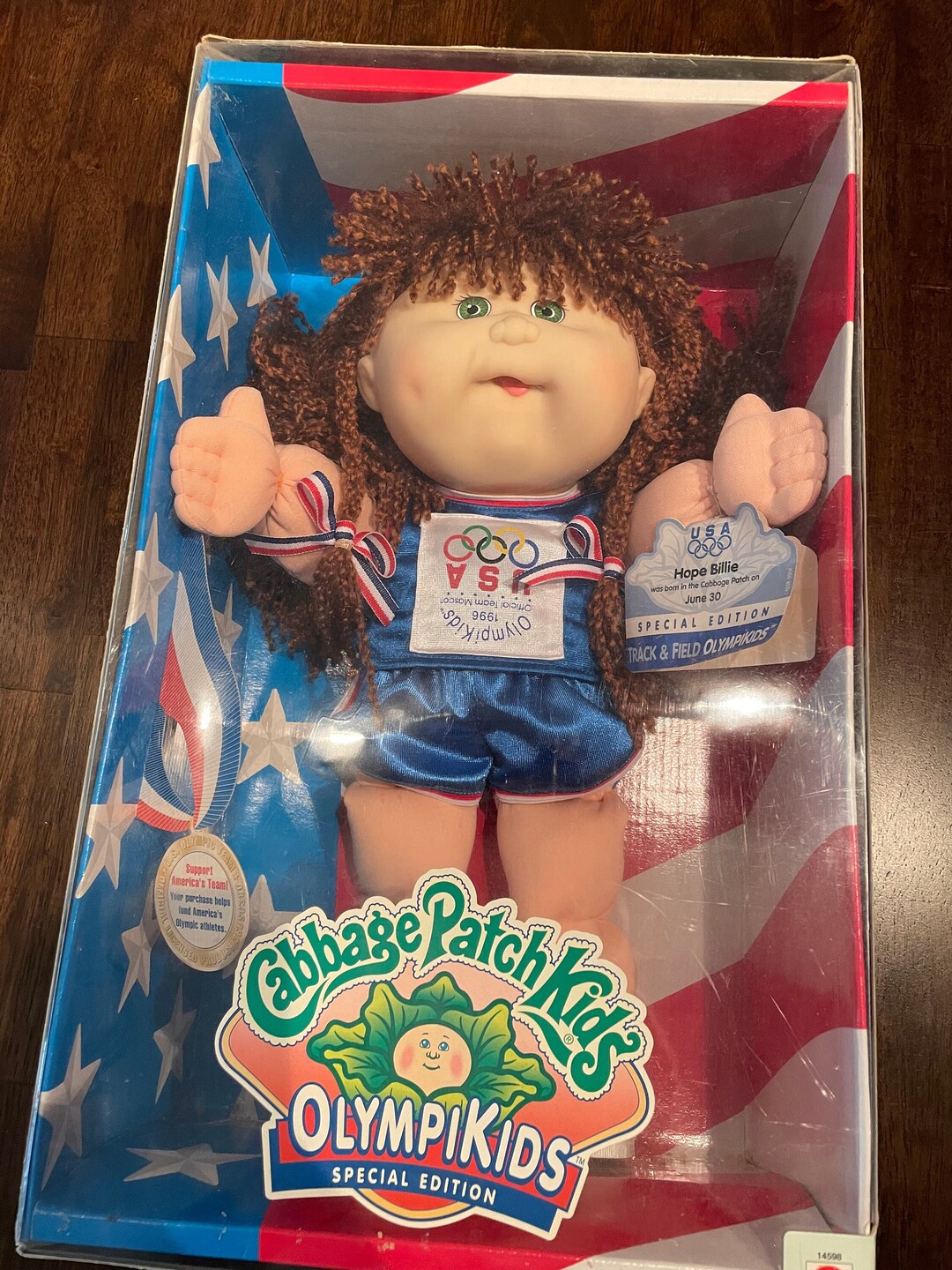 1996 Cabbage Patch Doll- Hope Bille- Olympic Kids - Etsy