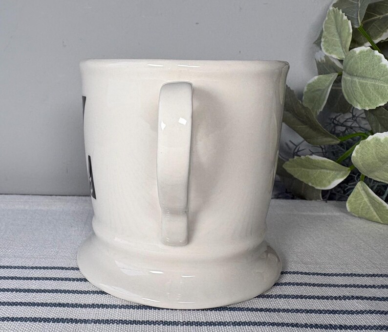 Anthropologie Monogrammed Mug: Z Initial Shaving-Style Mug 画像 4