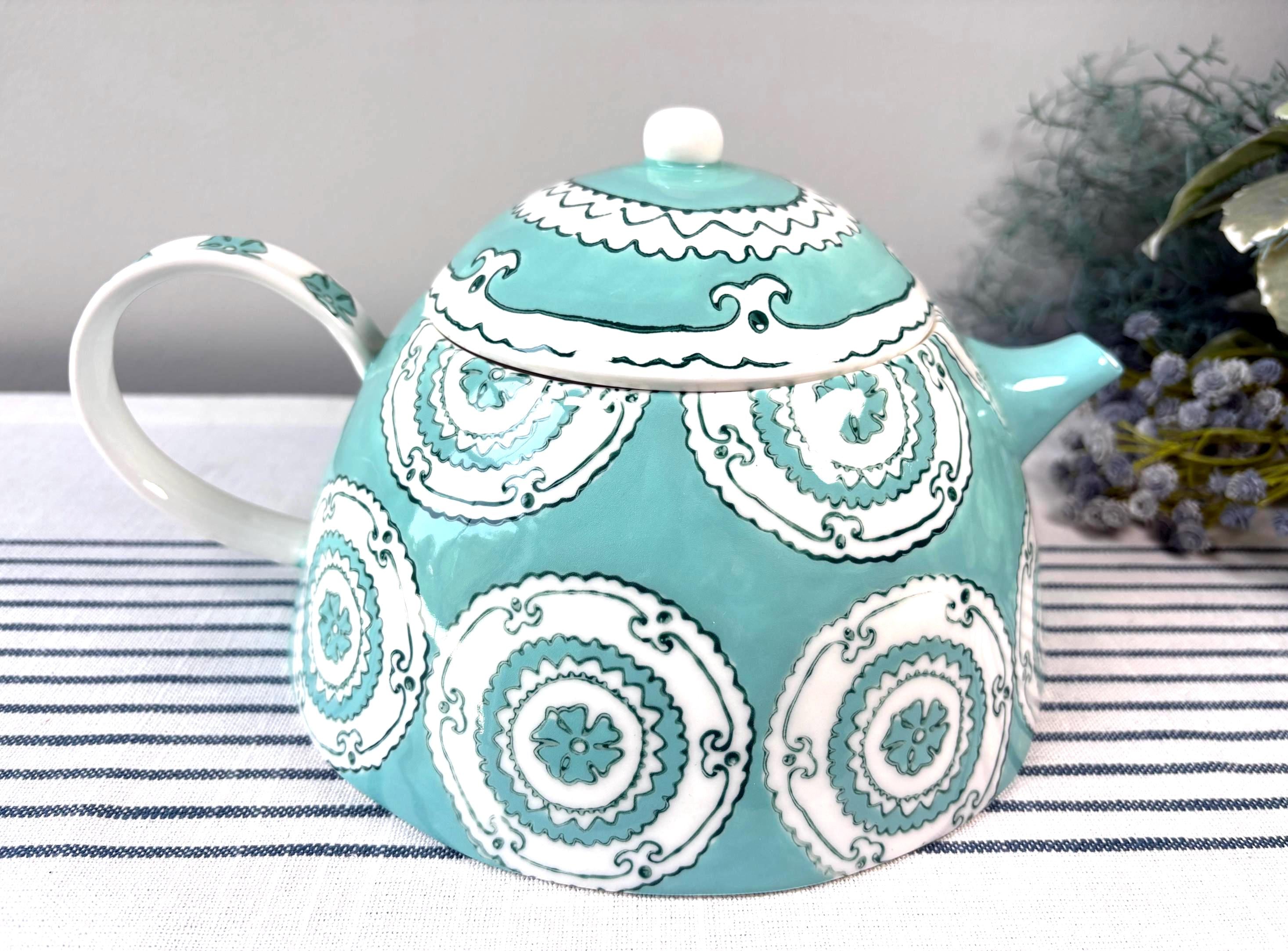 Anthropologie Teapot - Etsy