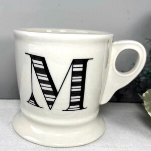 Anthropologie Monogrammed Mug: Z Initial Shaving-Style Mug 画像 10