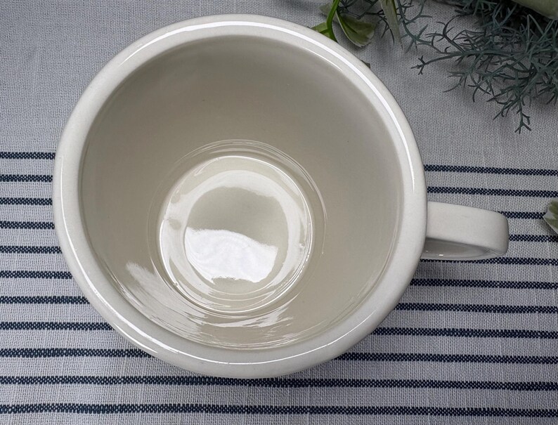 Anthropologie Monogrammed Mug: Z Initial Shaving-Style Mug 画像 7