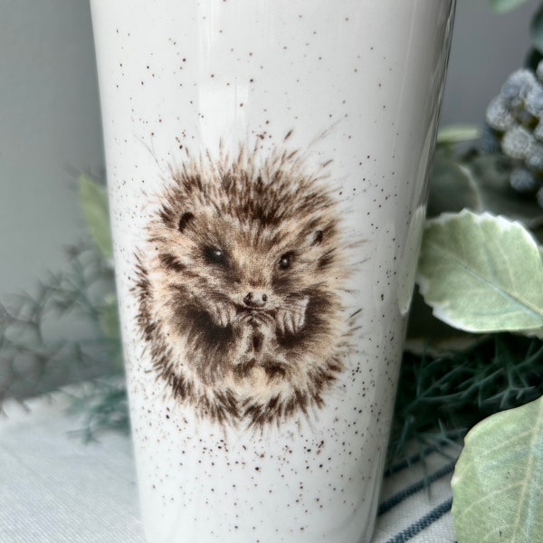 Royal Worcester Hedgehog Travel Mug Wrendale Designs Coffee Mug Gift Ceramic Cup Hannah Dale