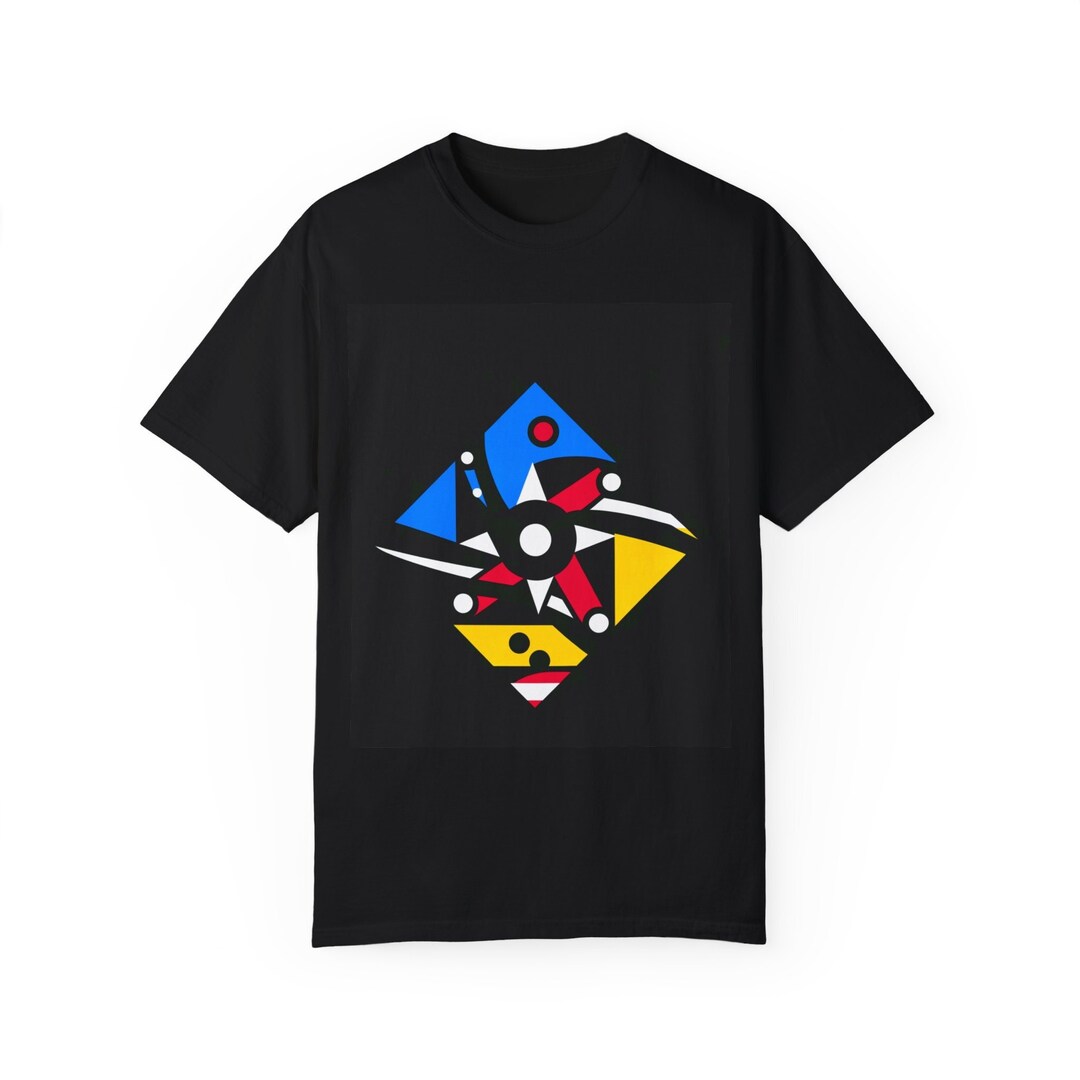 Image showcasing Bold Geometric Pop Culture Art Print - Etsy