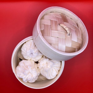 Xiaolongbao - Soup Dumplings - Dim Sum - Montessori Kid - Cultural Representation Toys - Chinese - Pretend Food - Imaginative Play Kitchen