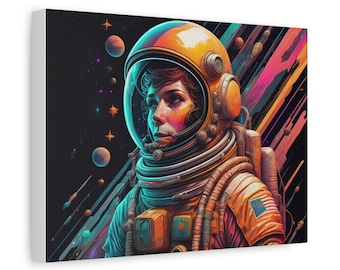 Astronaut Matte Canvas, Stretched, 1.25"