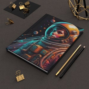 Space Adventure Hardcover Journal