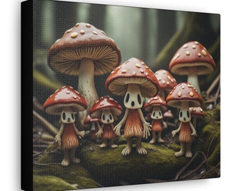 Mushroom Canvas