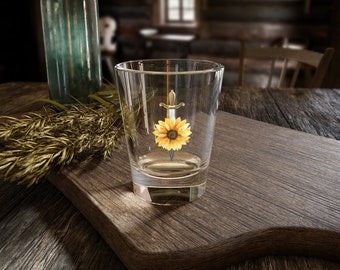 Sunflower Shot Glass, 1.5oz