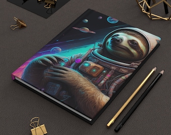 Cosmic Sloth Hardcover Journal