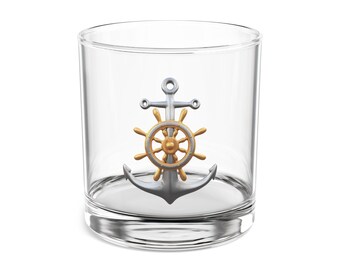 Anchor Rocks Glass, 10oz