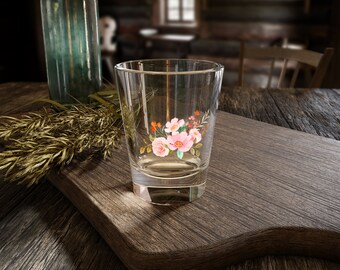 Floral Shot Glass, 1.5oz