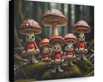 Mushroom Canvas