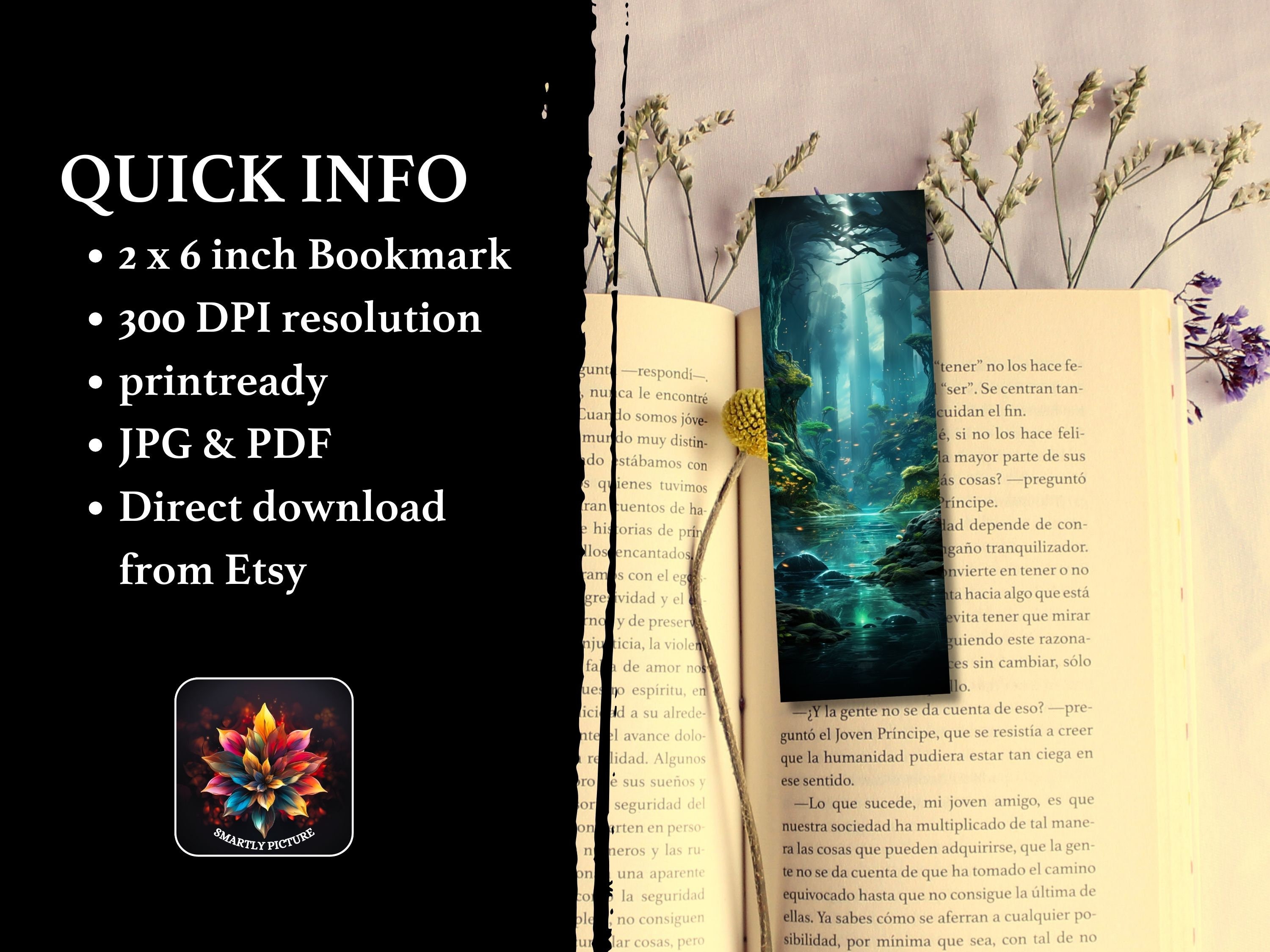 15 Magic WATERFALL, Waterfall, Printable Bookmarks, JPG Pages Print ...