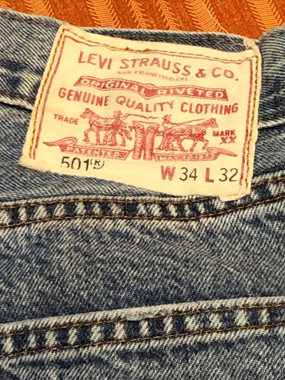 Vintage Levi’s Premium 501 White patch,Red tab - image 2