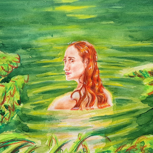 Petite affiche Ondine, impression numérique