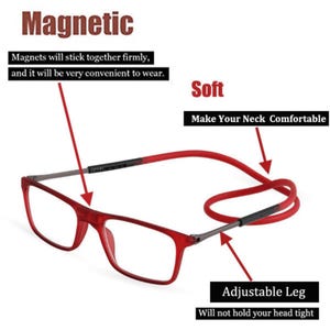 Glasses for Reading Unisex Magnetic Eyeglasses for Men High Quality Lenses for Women Unisex Reading Glasses